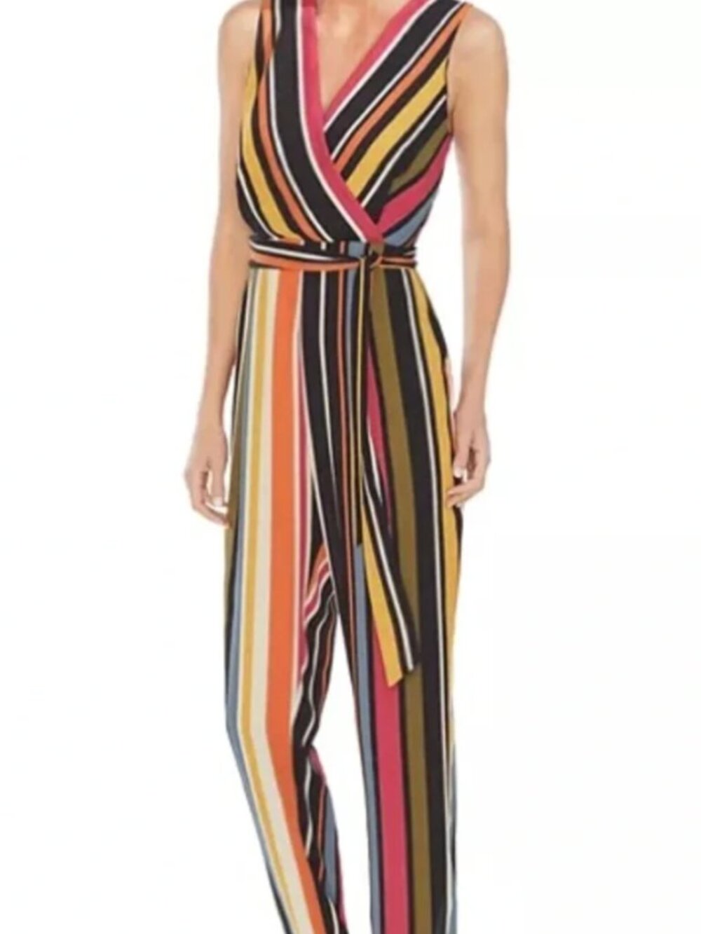 Vince Camuto Striped Jumpsuit, Size 0